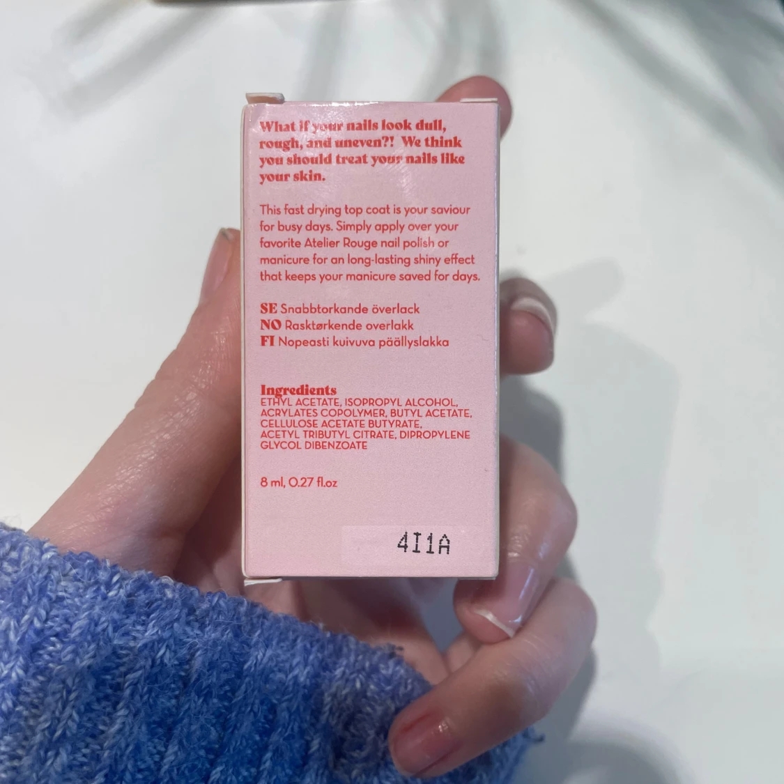 Atelier Rouge top coat - 1