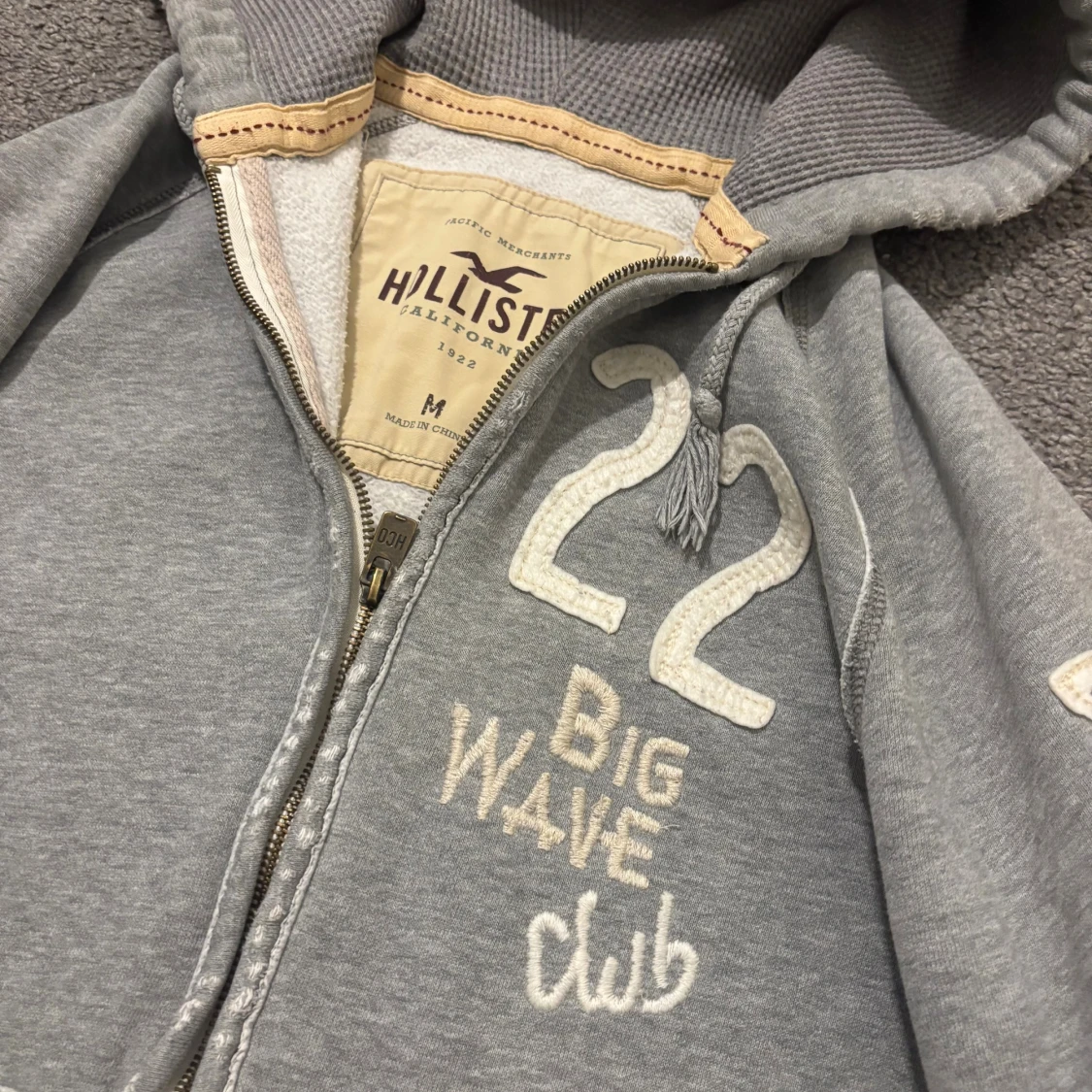 Grå Vintage Hollister Kofta - 3