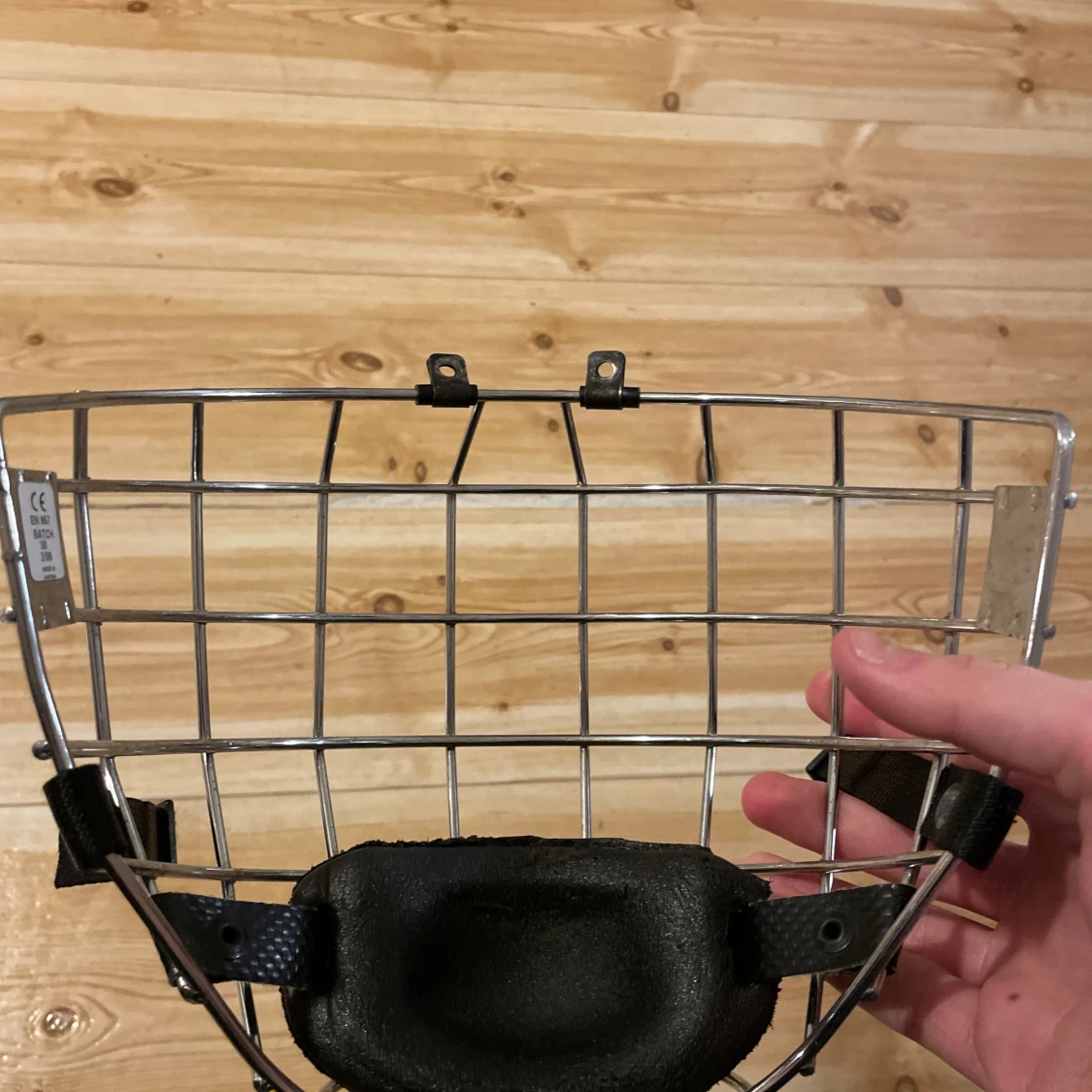 Jofa 480M hockeygaller i silver - 2