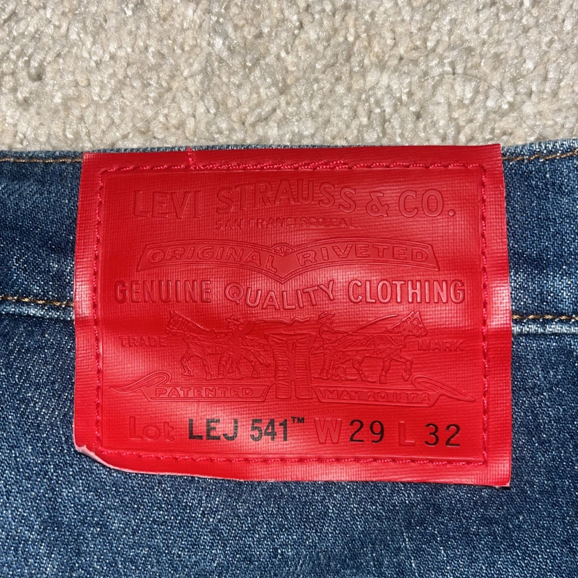 Levi's 541 Engineered Jeans blå W29 L32 - 1