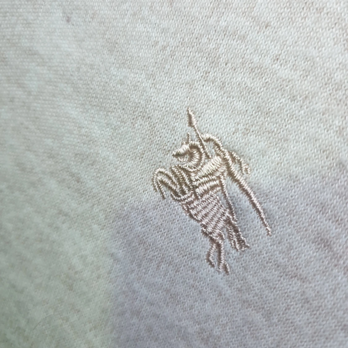 Beige v-ringad tröja Burberry M - 2