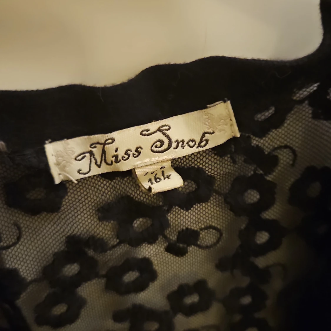 Svart kofta med spets från Miss Snob - 2