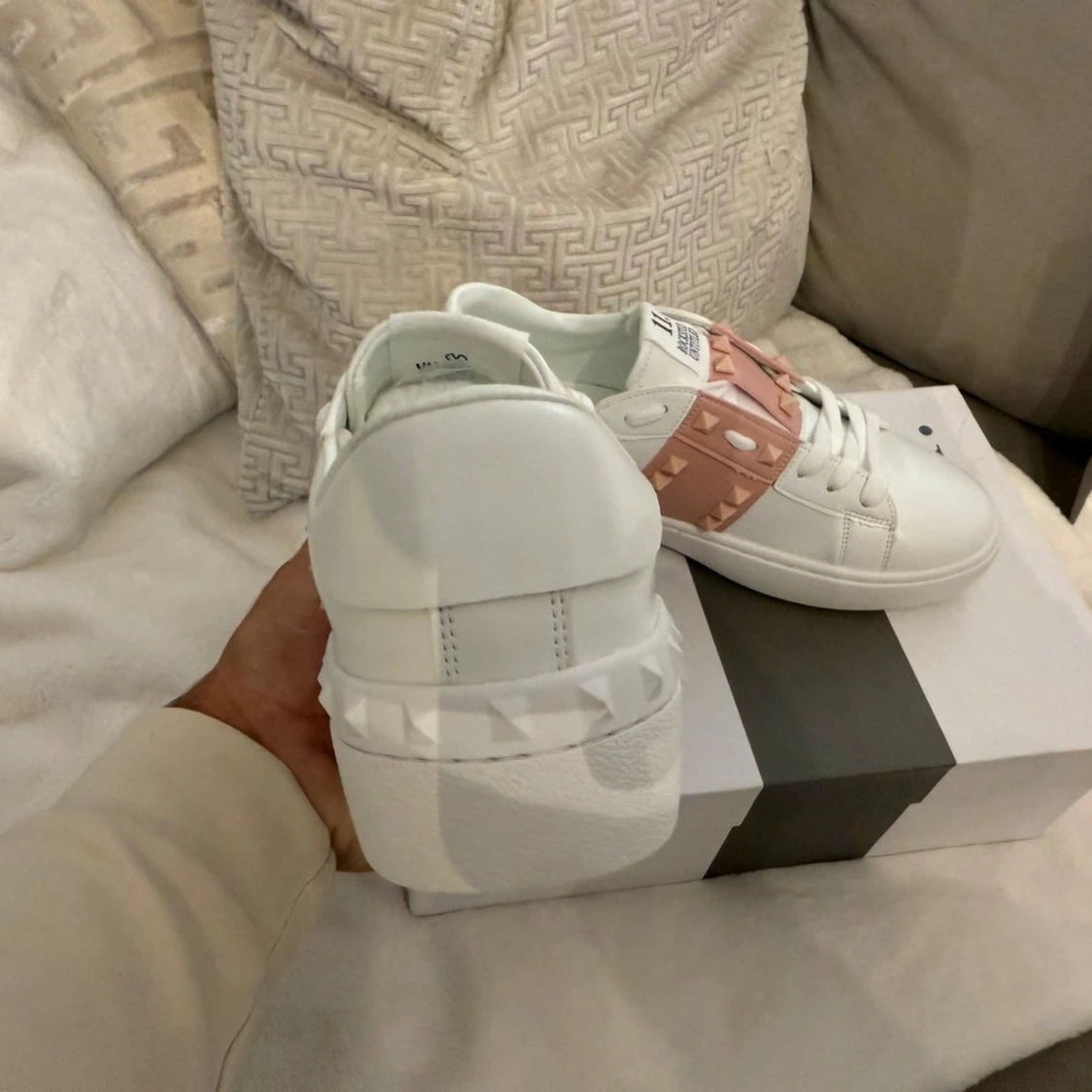 Valentino Rockstud vita sneakers - 2