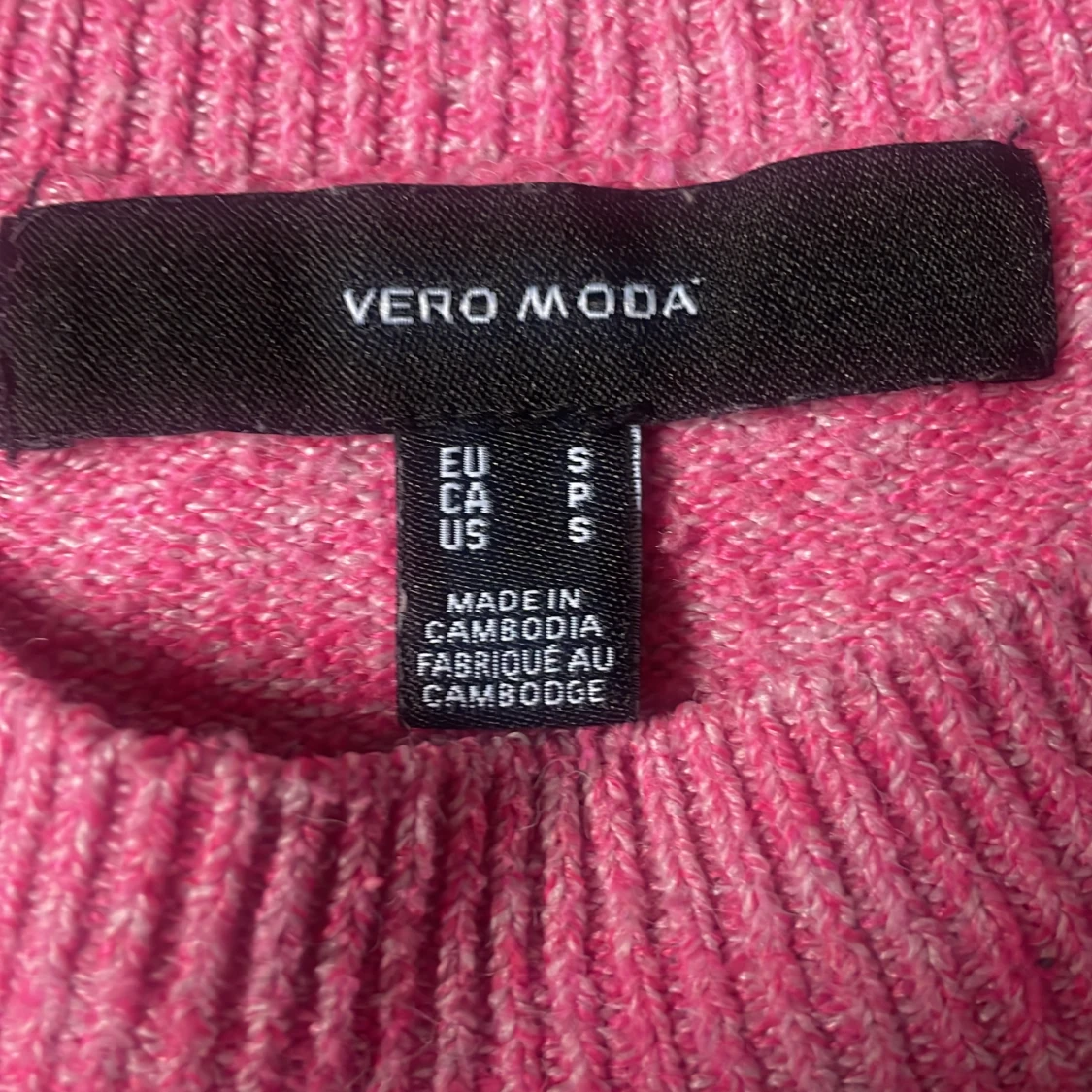 Rosa stickad tröja från Vero Moda - 1