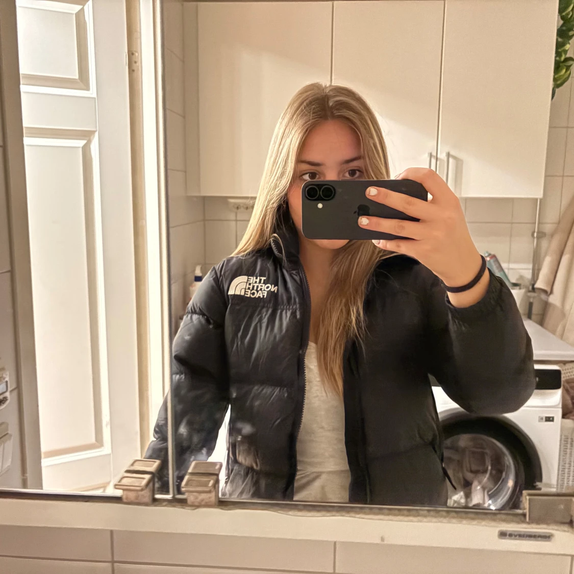 Svart pufferjacka från The North Face - 1