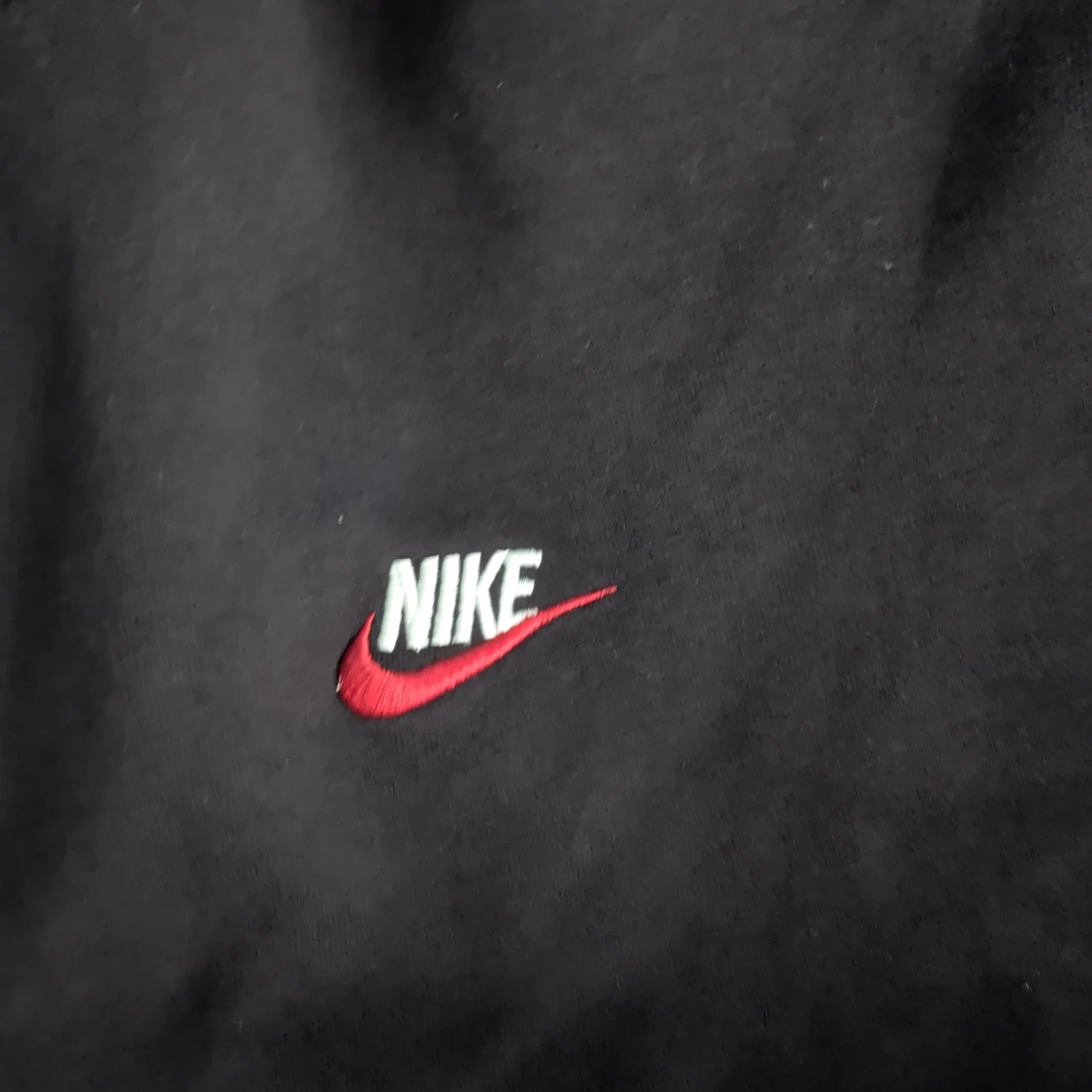 Svart Nike hoodie med dragkedja - 3