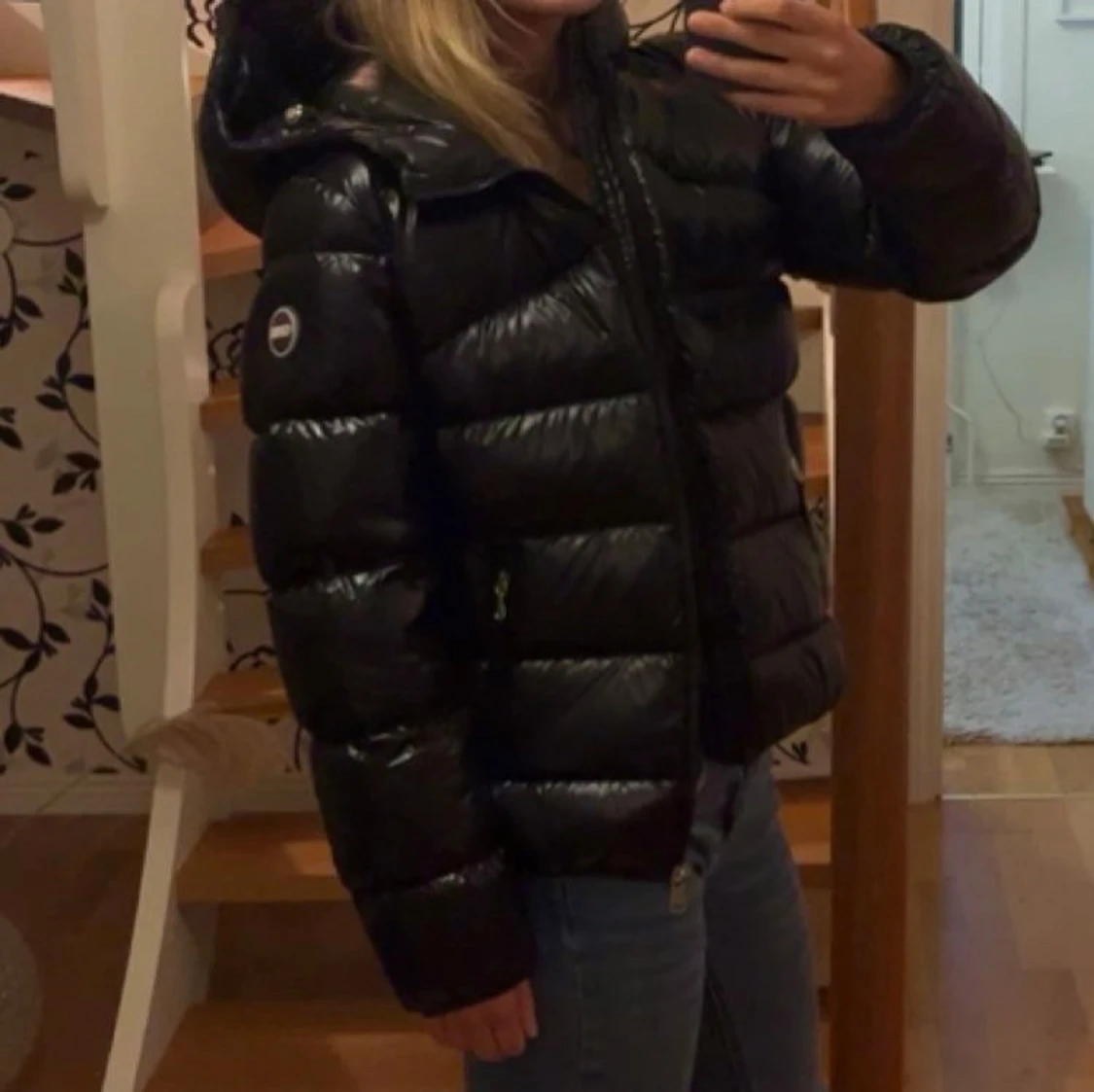 Svart pufferjacka från Colmar - 1