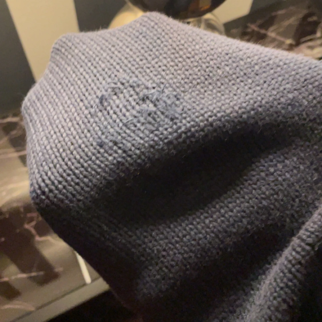 Mörkblå cardigan  - 4