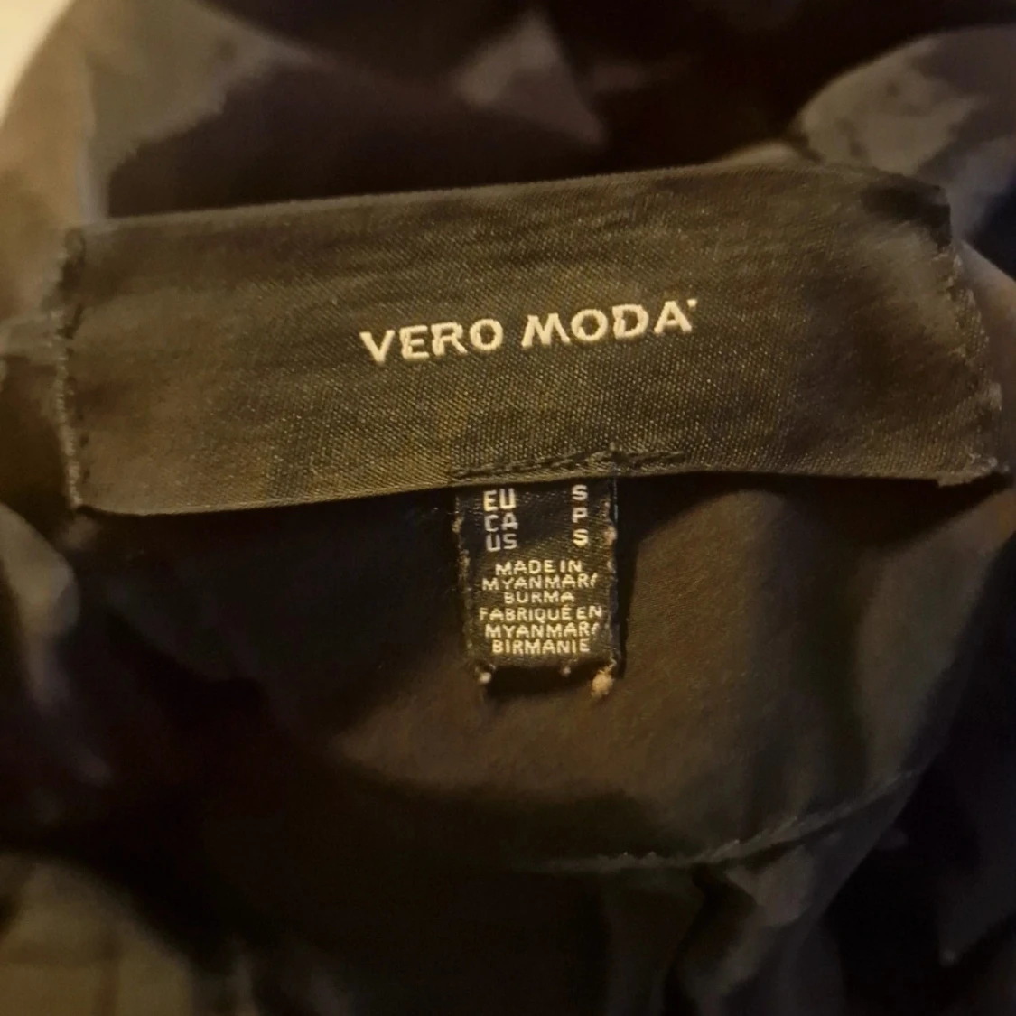 Svart lång pufferjacka Vero Moda S - 3