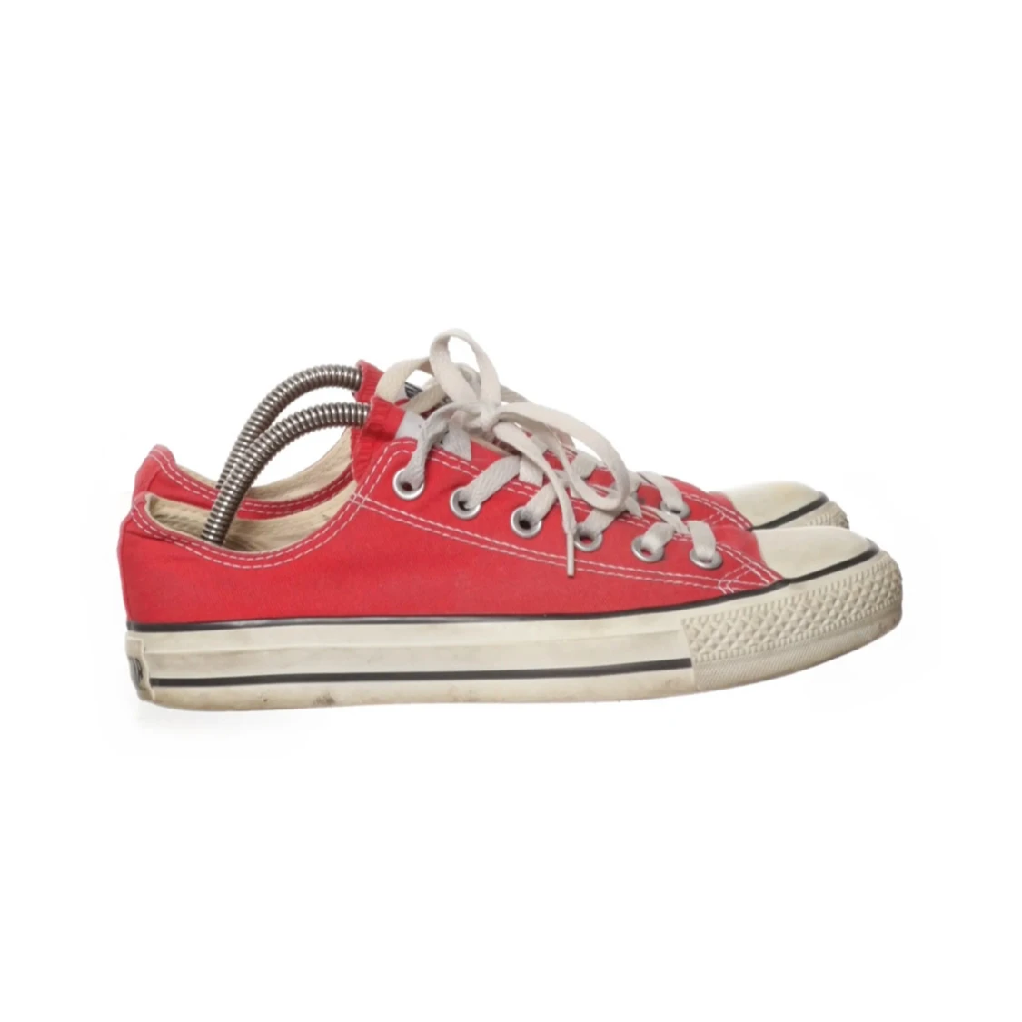 Röda Converse All Star sneakers