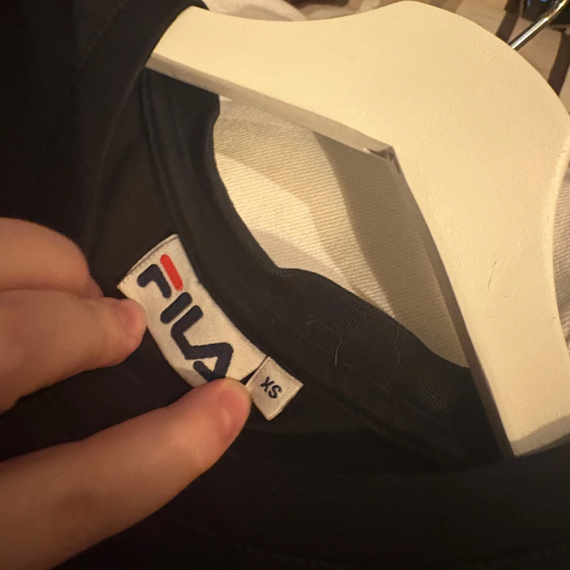 Svart FILA t-shirt med stor logga - 1