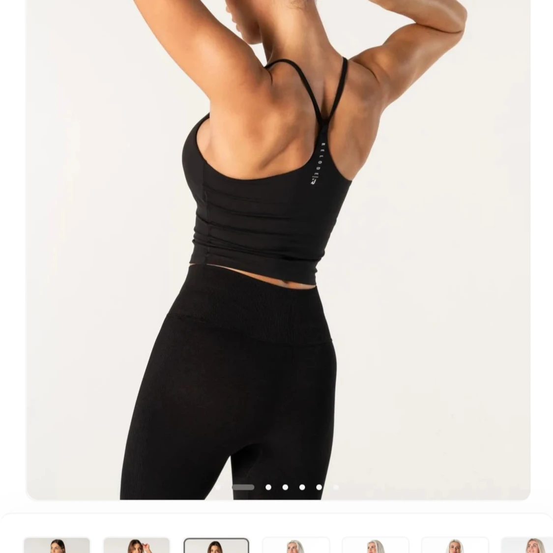 Svart croppad linnetopp Reload - 1