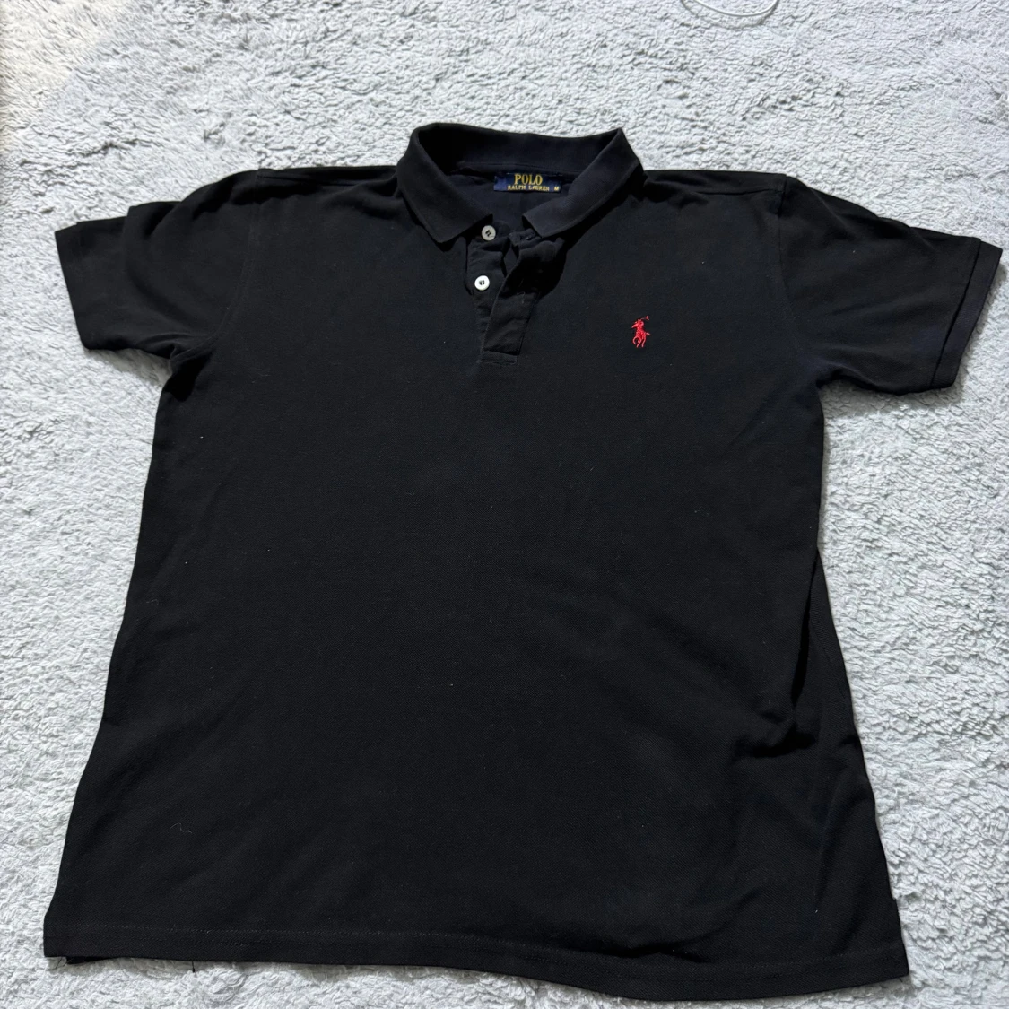 Svart pikétröja från Polo Ralph Lauren
