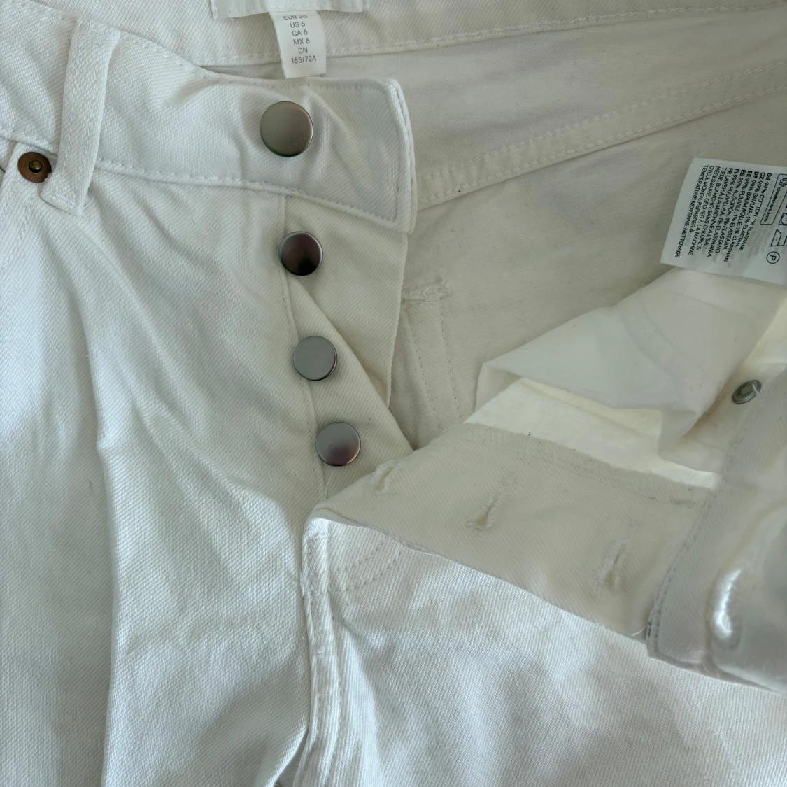 Vita raka jeans från H&M - 3