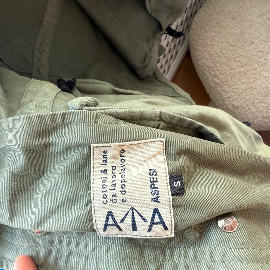 Aspesi Cotton Minifield Jacket Sage Green (S) - 2