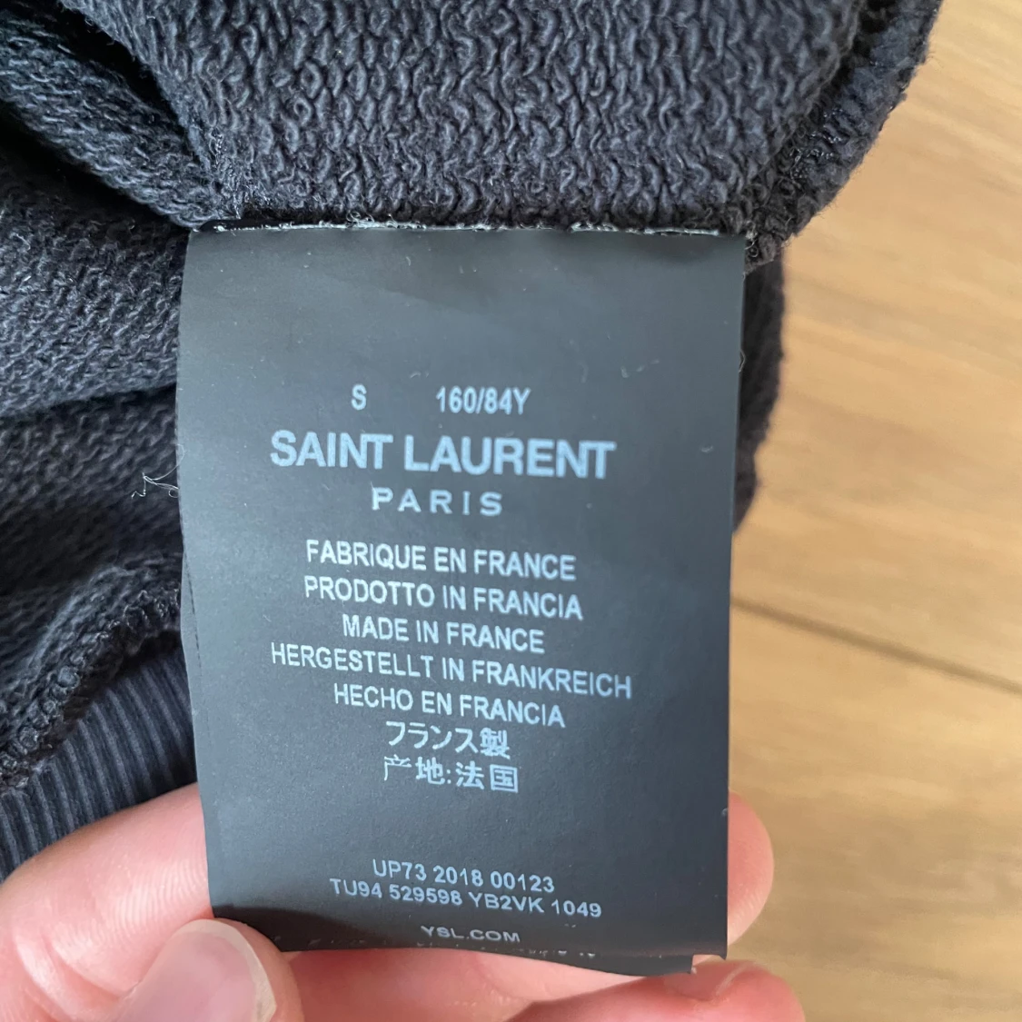 Svart hoodie från Saint Laurent - 3