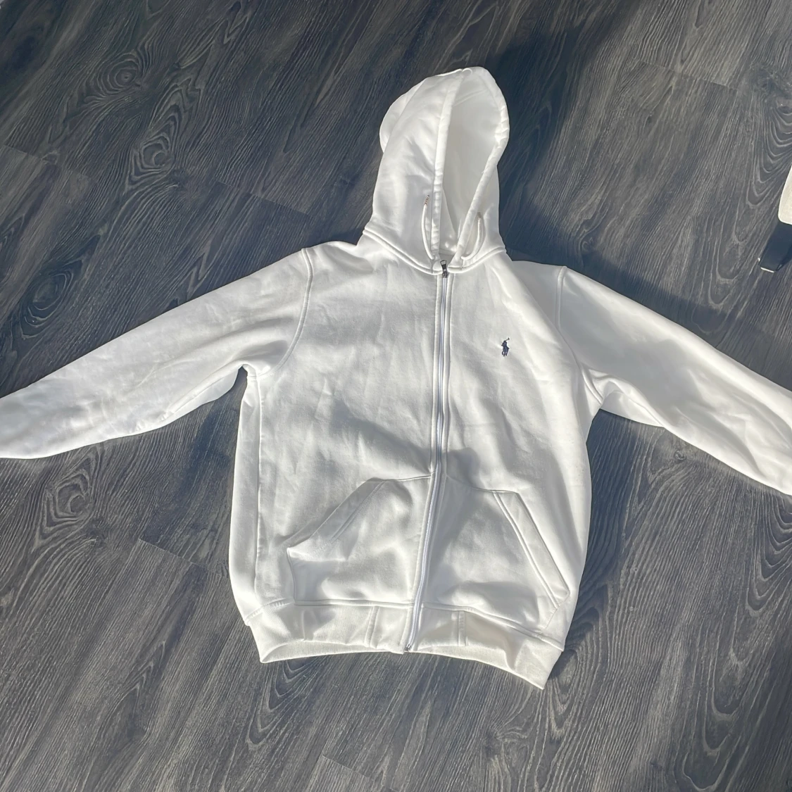 Vit hoodie från Ralph Lauren - 1
