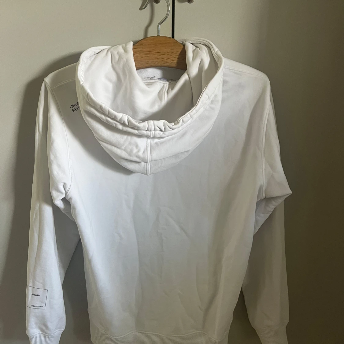 Vit hoodie från Helmut Lang - 1