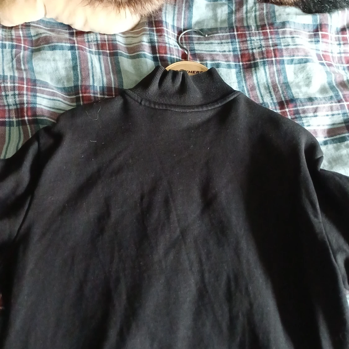 Svart half zip sweatshirt från HUGO BOSS - 1