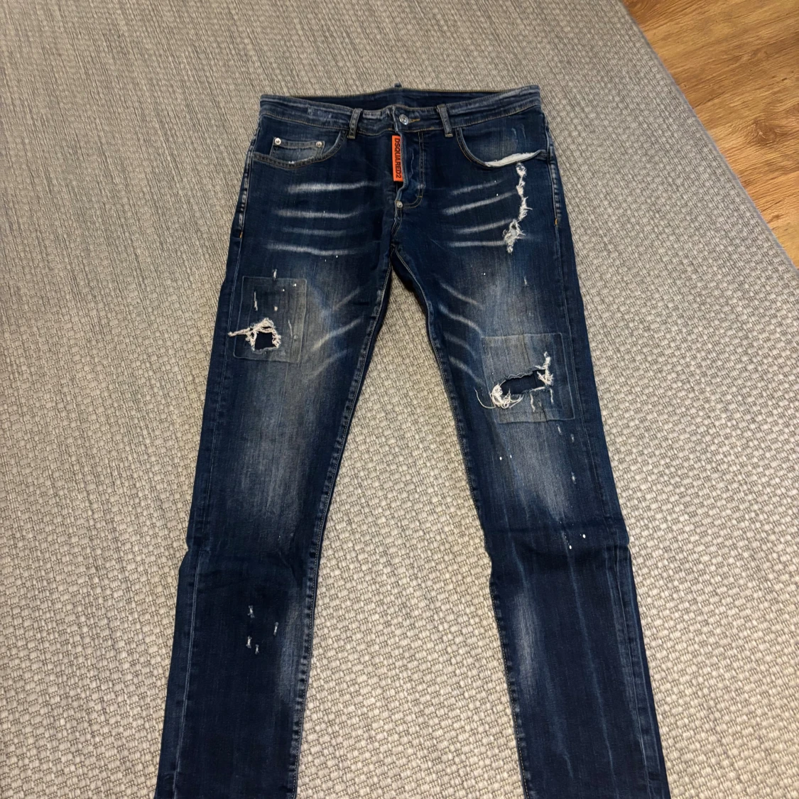 Blå jeansshorts från Dsquared2 - 4