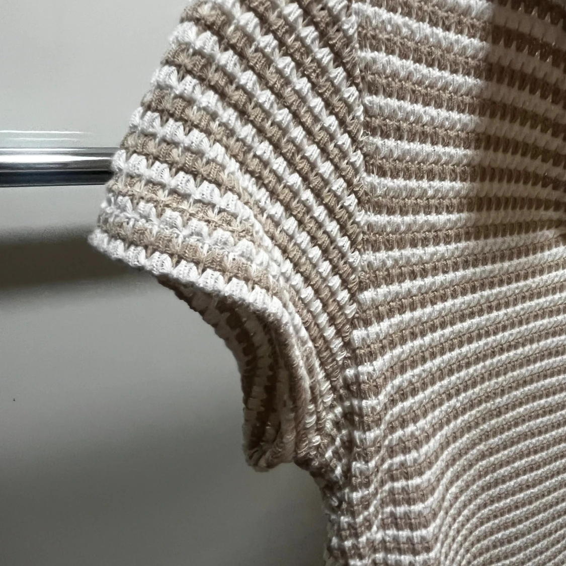 Randig stickad topp med krage (pris kan diskuteras) ❤️❤️ - 1