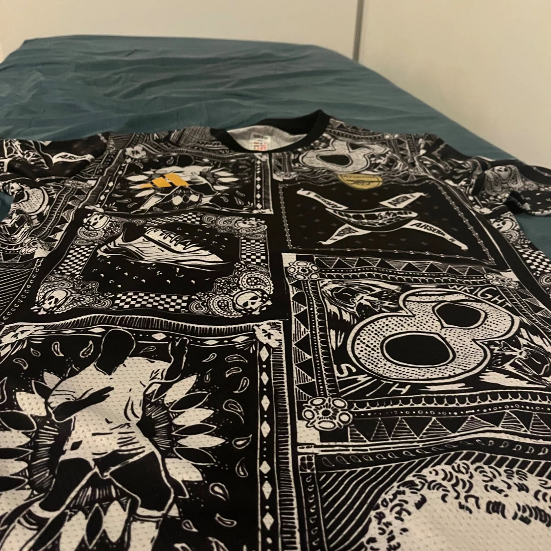 Arsenal svartvit fotbollströja - 2