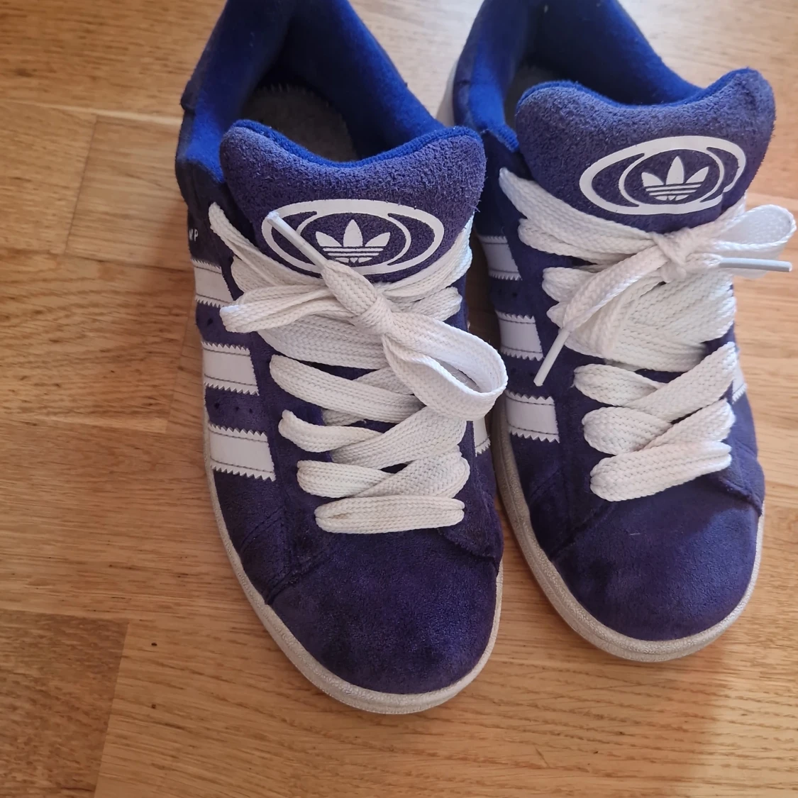 Adidas Campus sneakers blå mocka - 4