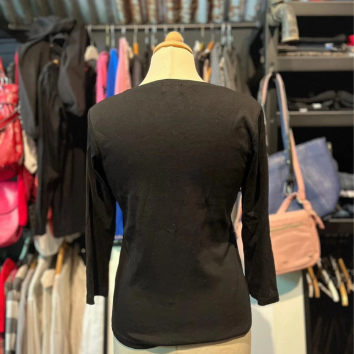 Svart topp med paisleymönster GR Design - 1