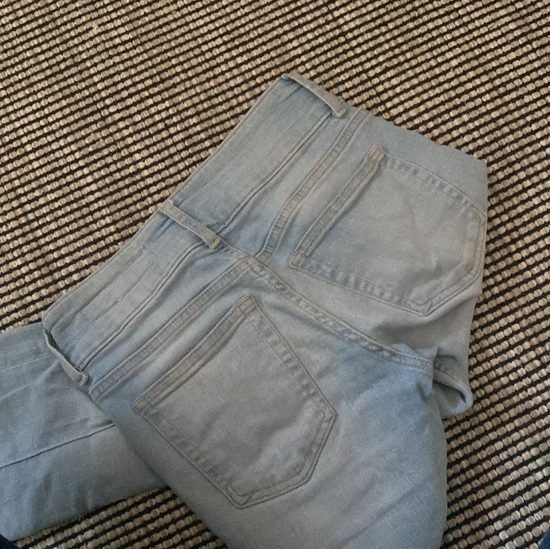 Ljusblå bootcut jeans från Bershka - 2
