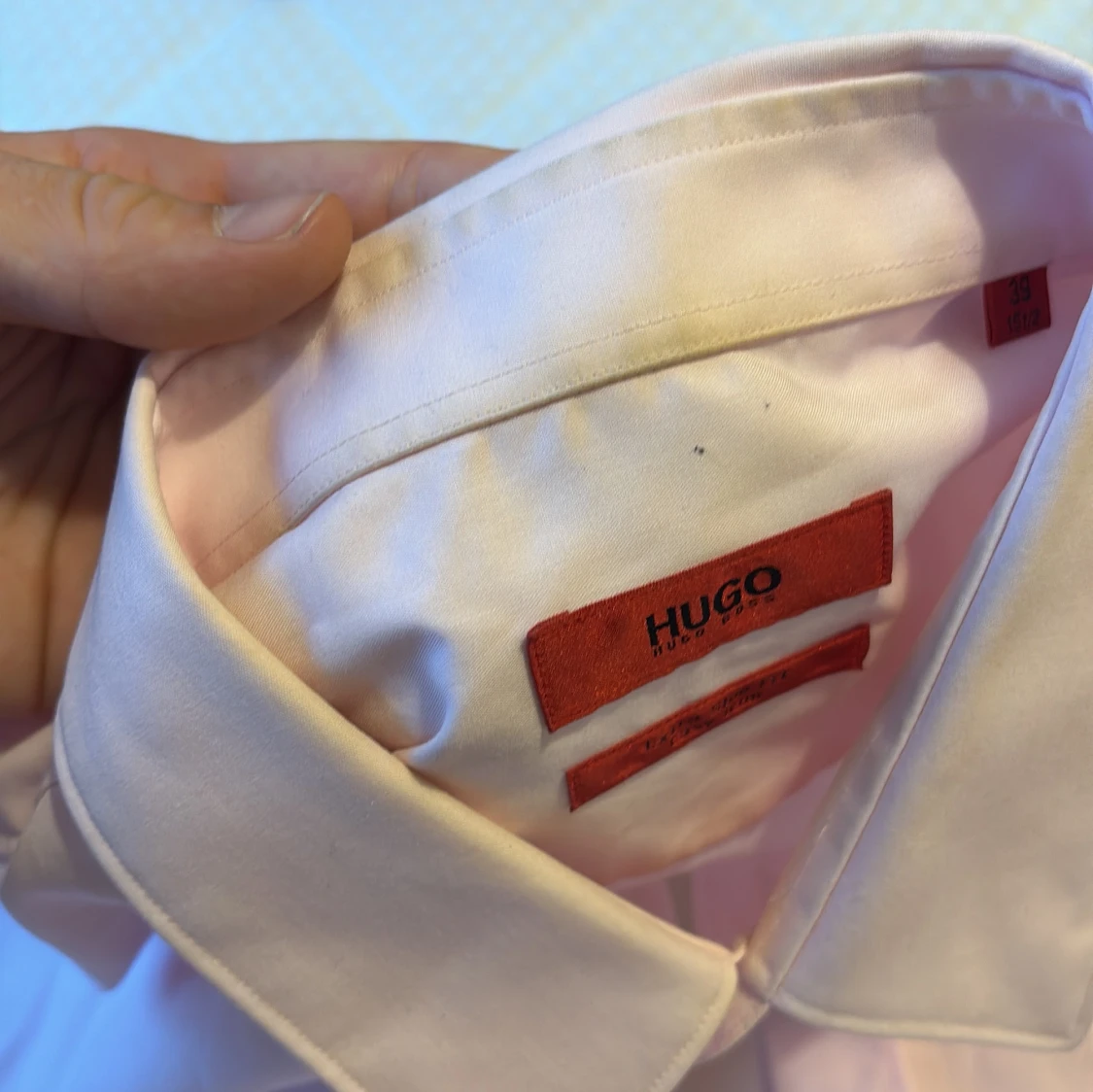 Ljusrosa skjorta Hugo Boss  - 3