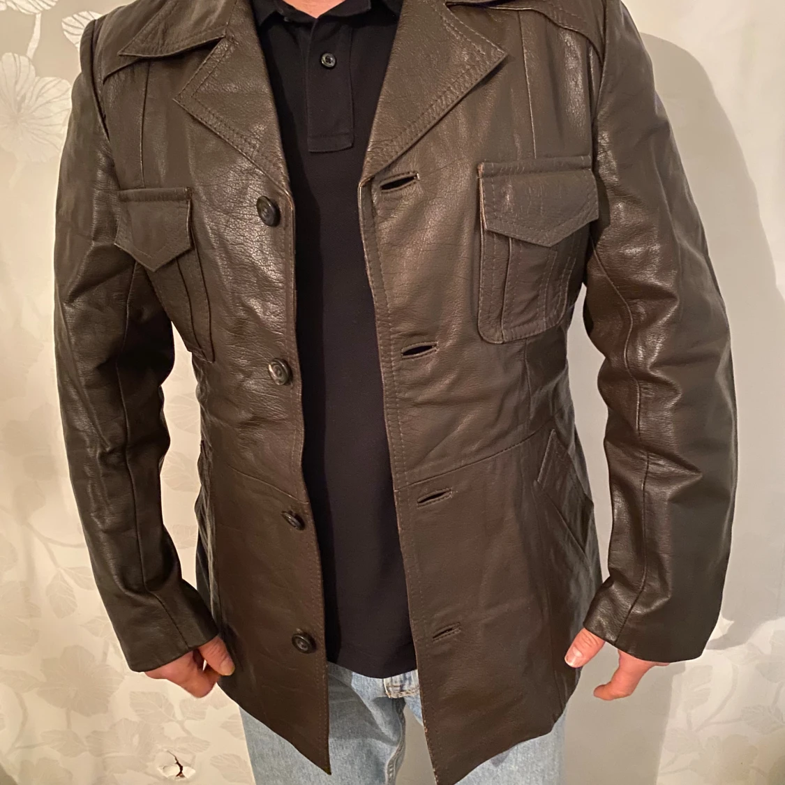 Brun skinnrock från LuVex leather - 2