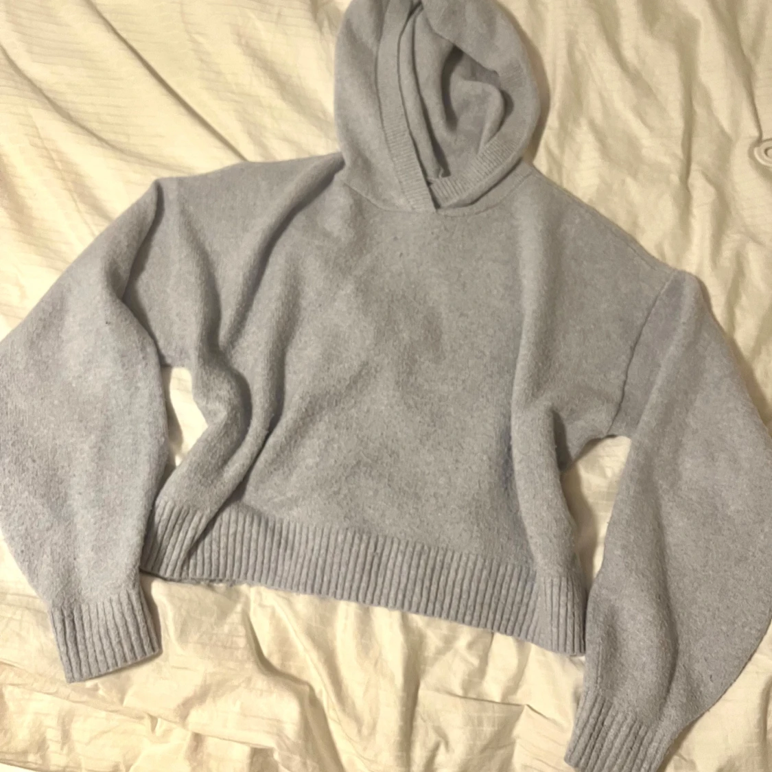 Ljusblå hoodie från Hollister - 1