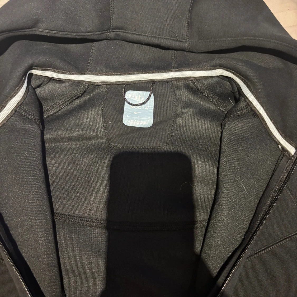 Svart Nike NOCTA hoodie med dragkedja - 1