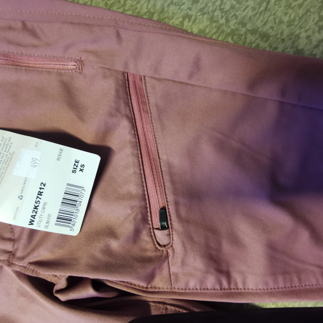 Rosa utility capri-byxor Wrangler XS - 4