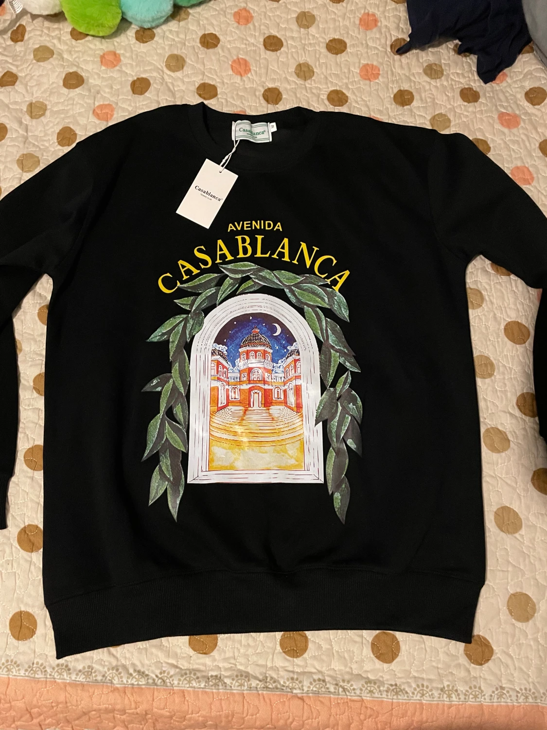 Svart sweatshirt från Casablanca 