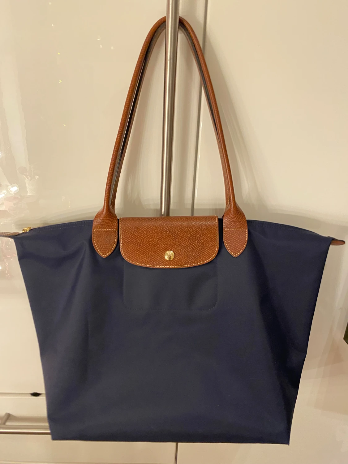 Marinblå axelväska från Longchamp - 1