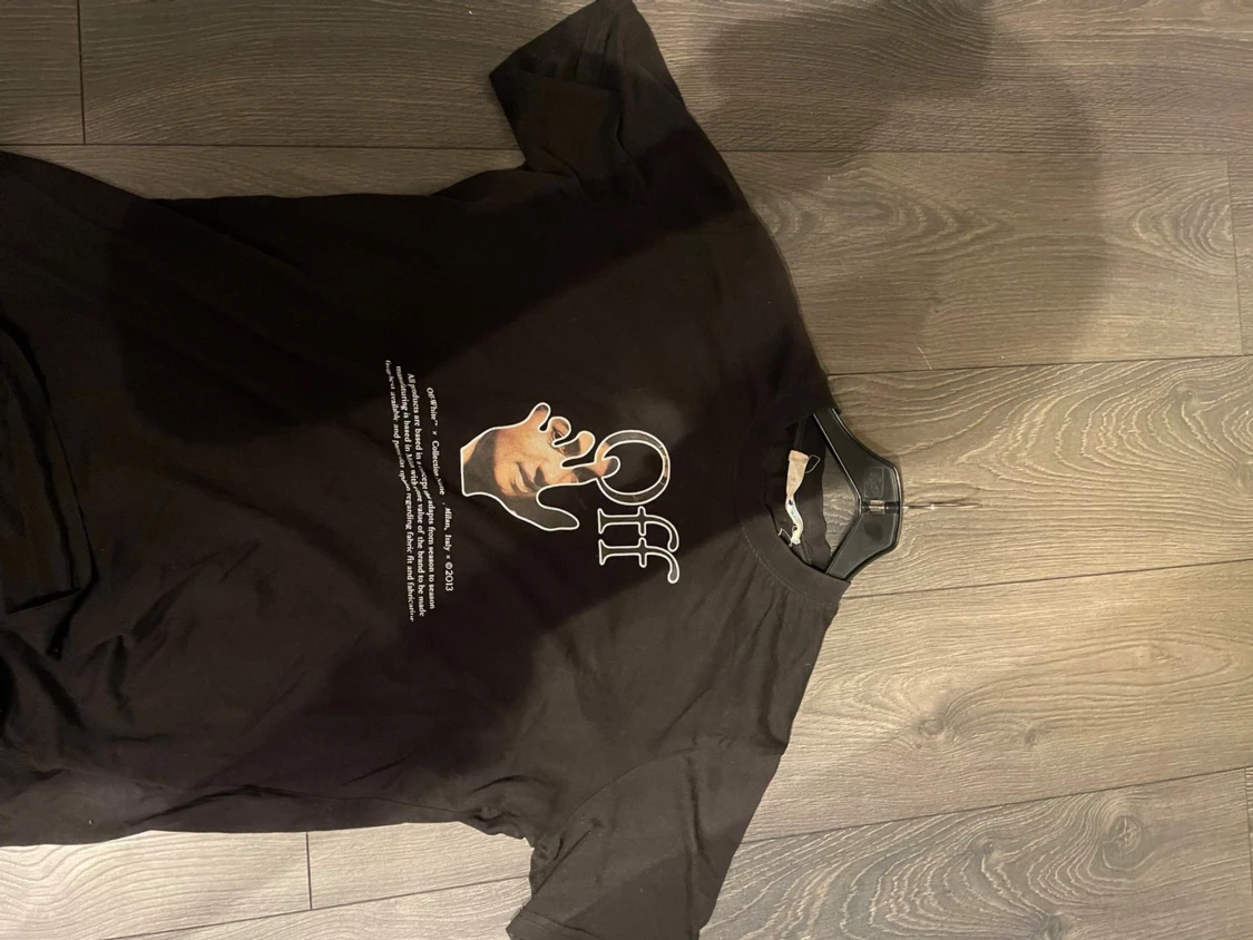 Svart Off-White t-shirt med tryck