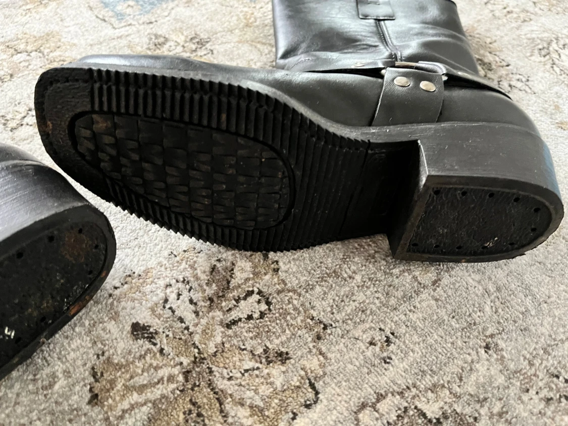 Svarta biker boots från MICC Western - 4