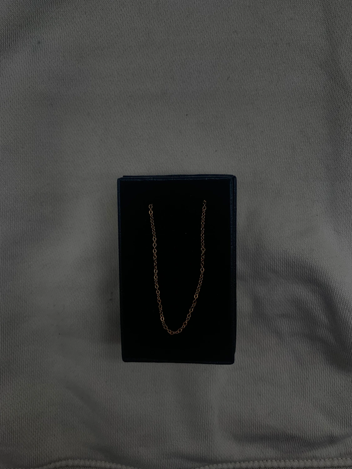 Guldpläterad kedja - 57,5cm (2mm) - 5