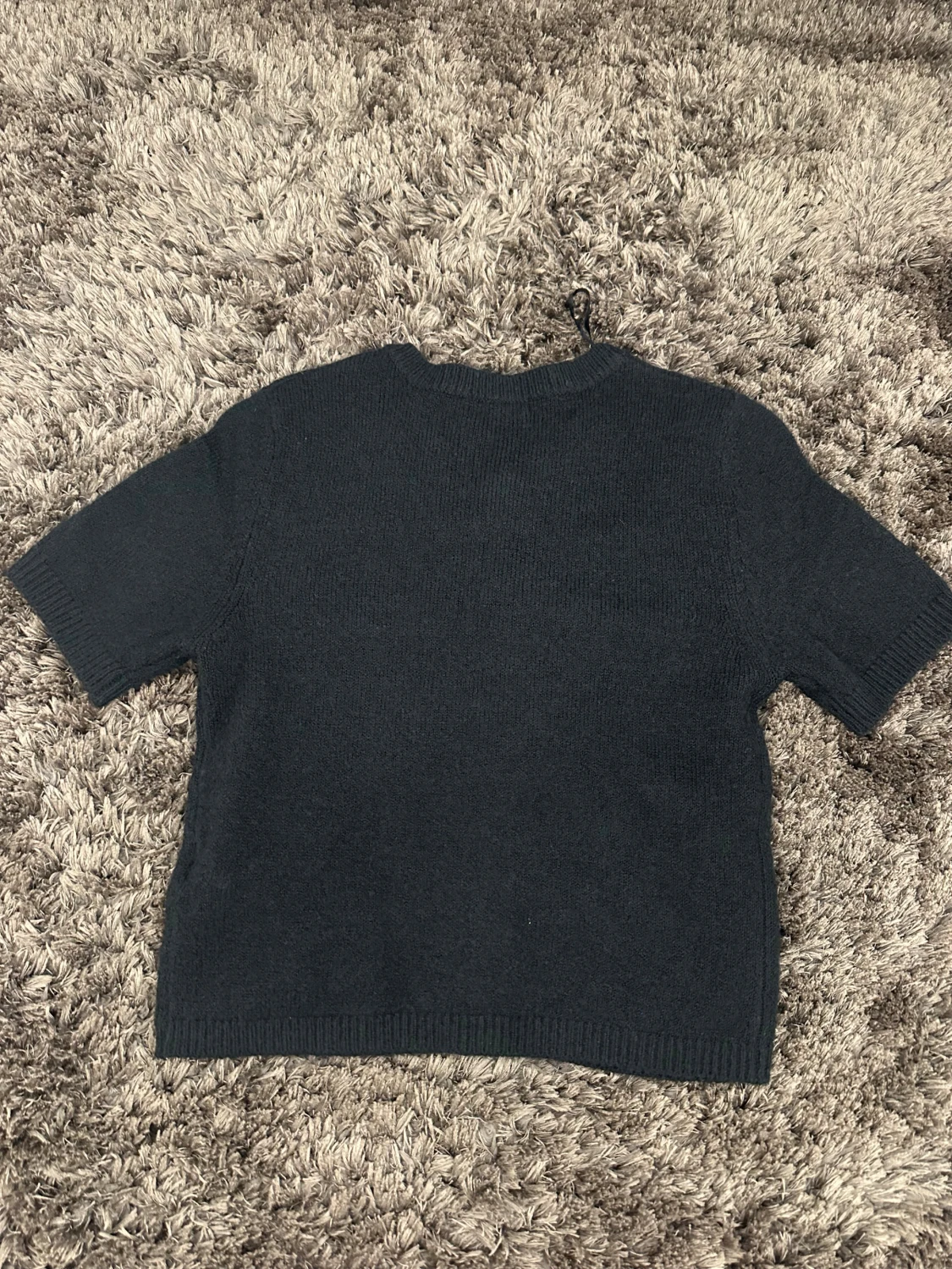 Marinblå kofta med guldfärgade knappar Gina Tricot - 2