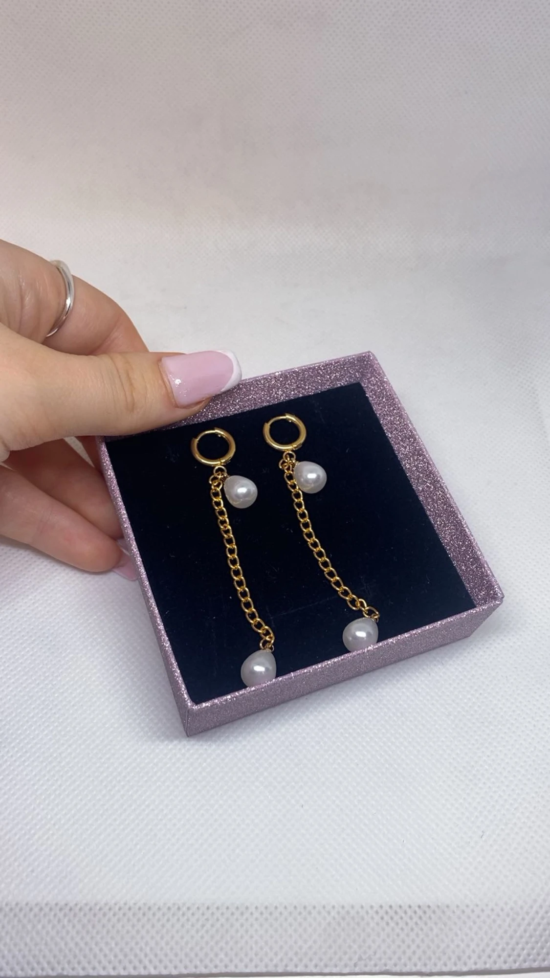 The long pearl earrings🤍✨ - 1