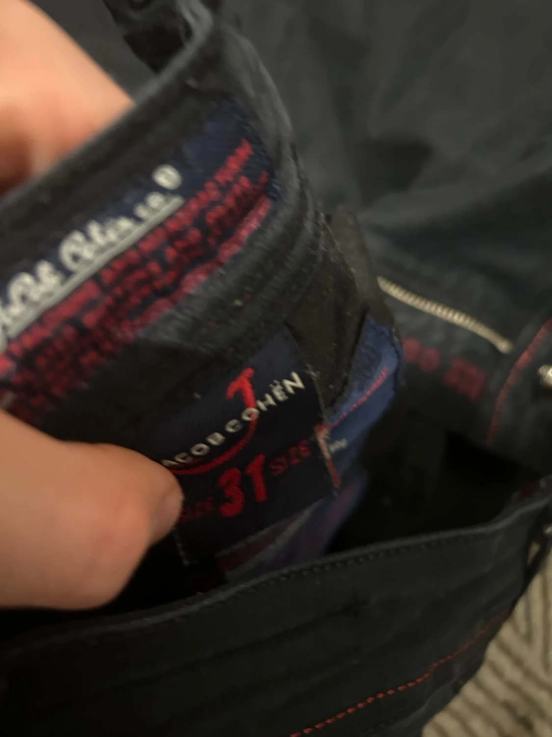 Svarta Jacob Cohen 622 Comfort jeans - 4