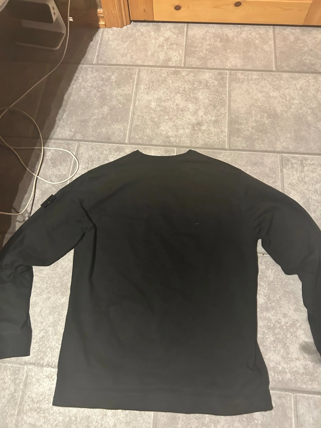 Svart långärmad tröja Stone Island - 4