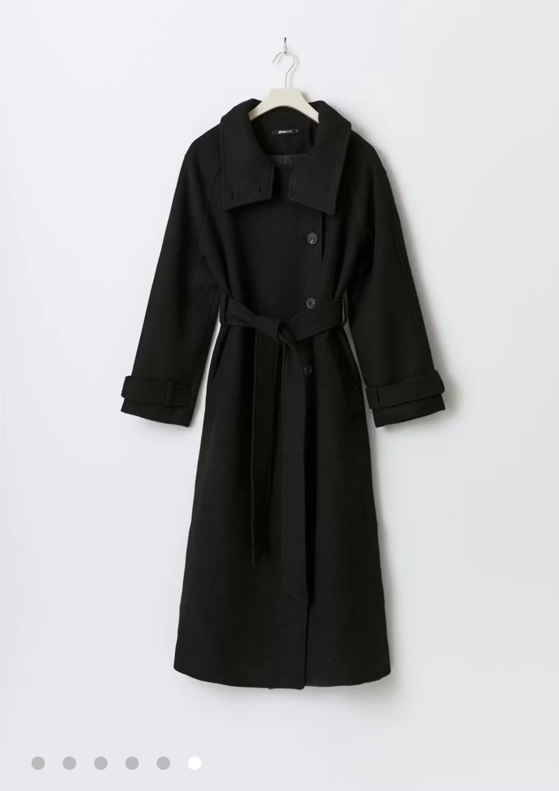 Belted Wool blend coat - 1