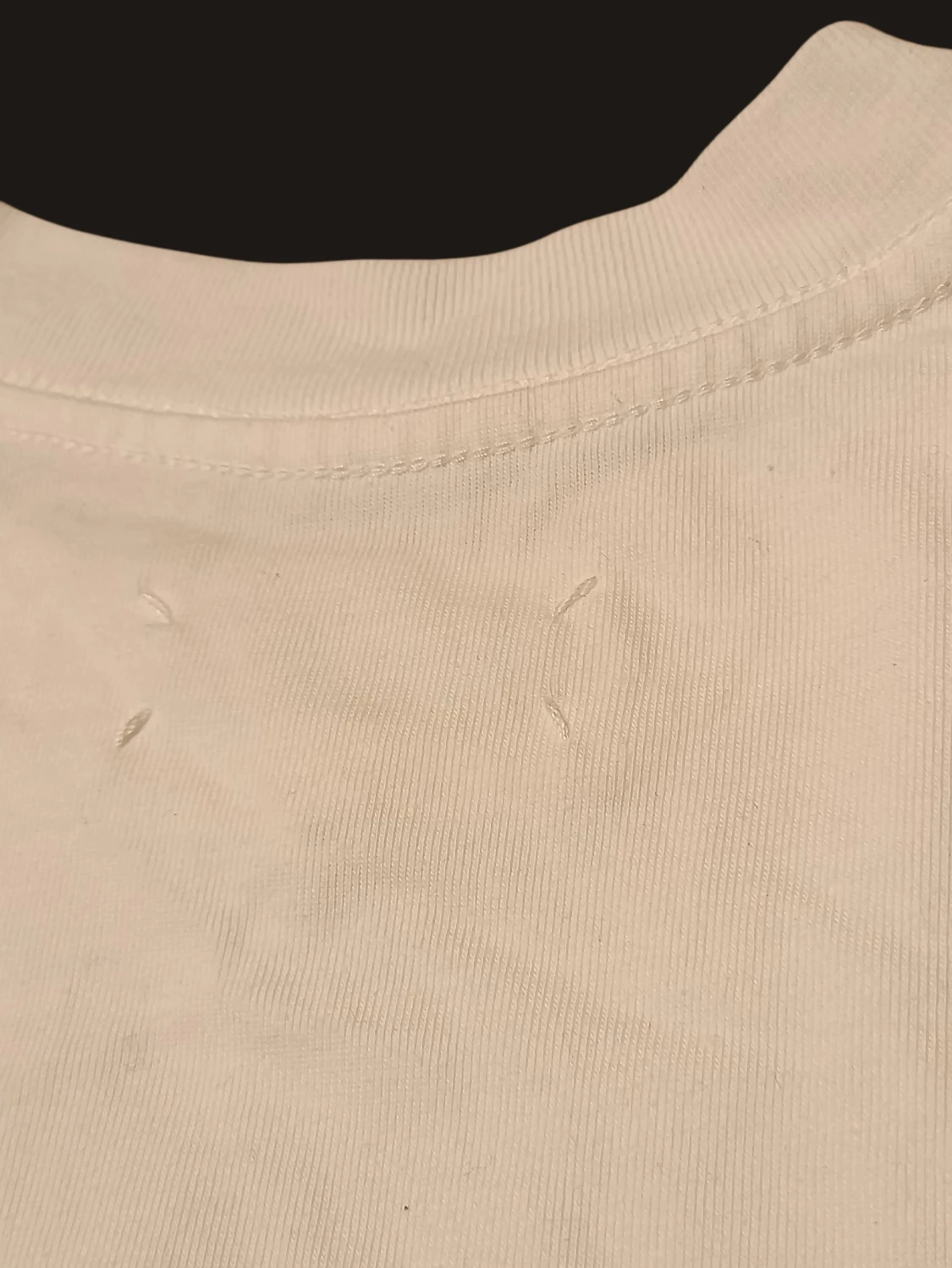 vit t-shirt med print - 6