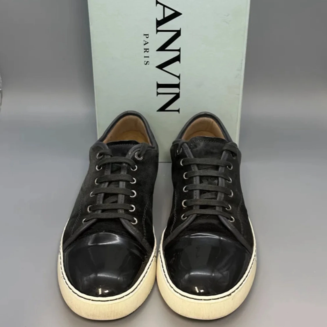 Svarta lanvin cap toe  - 1