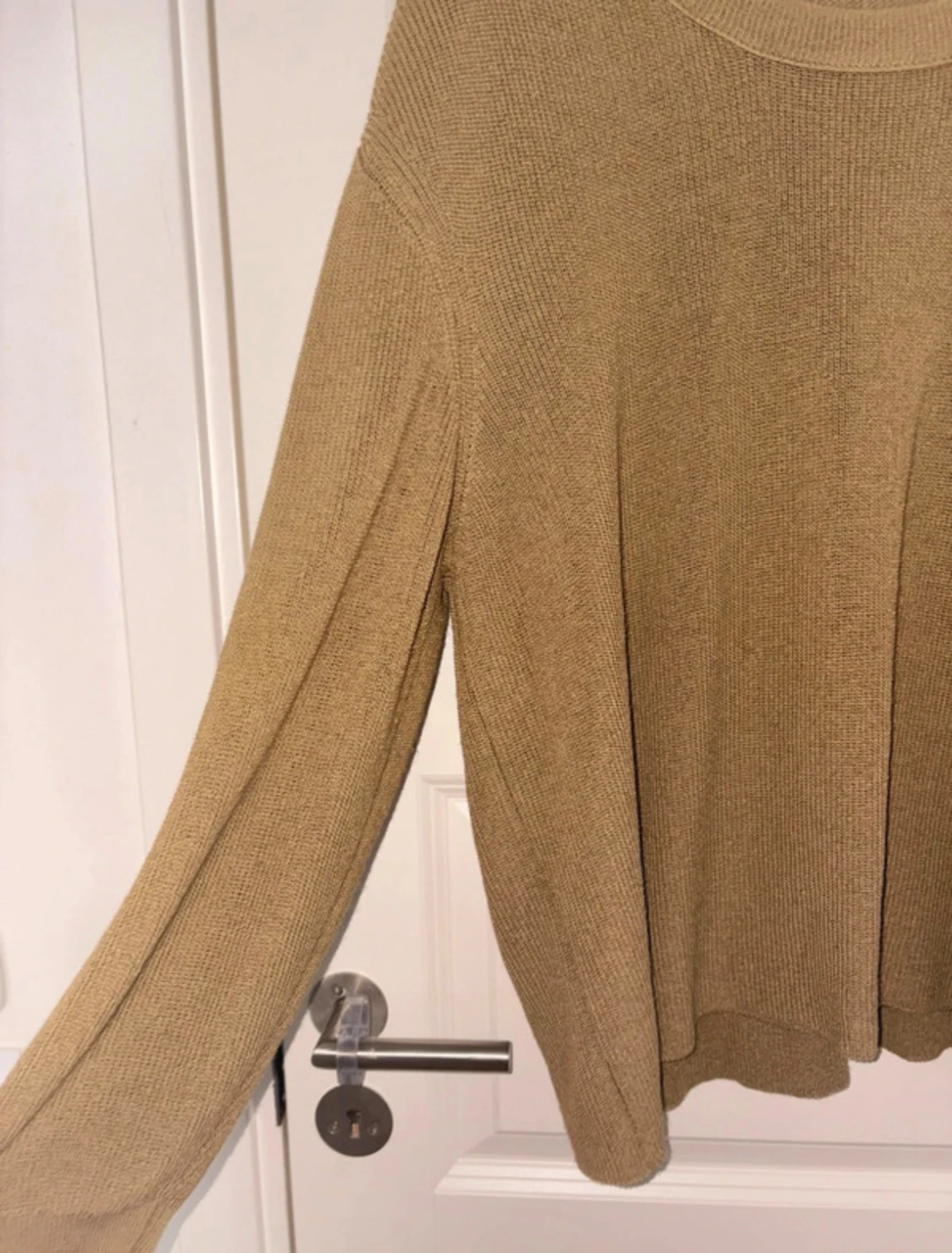Beige stickad tröja Massimo Dutti - 1