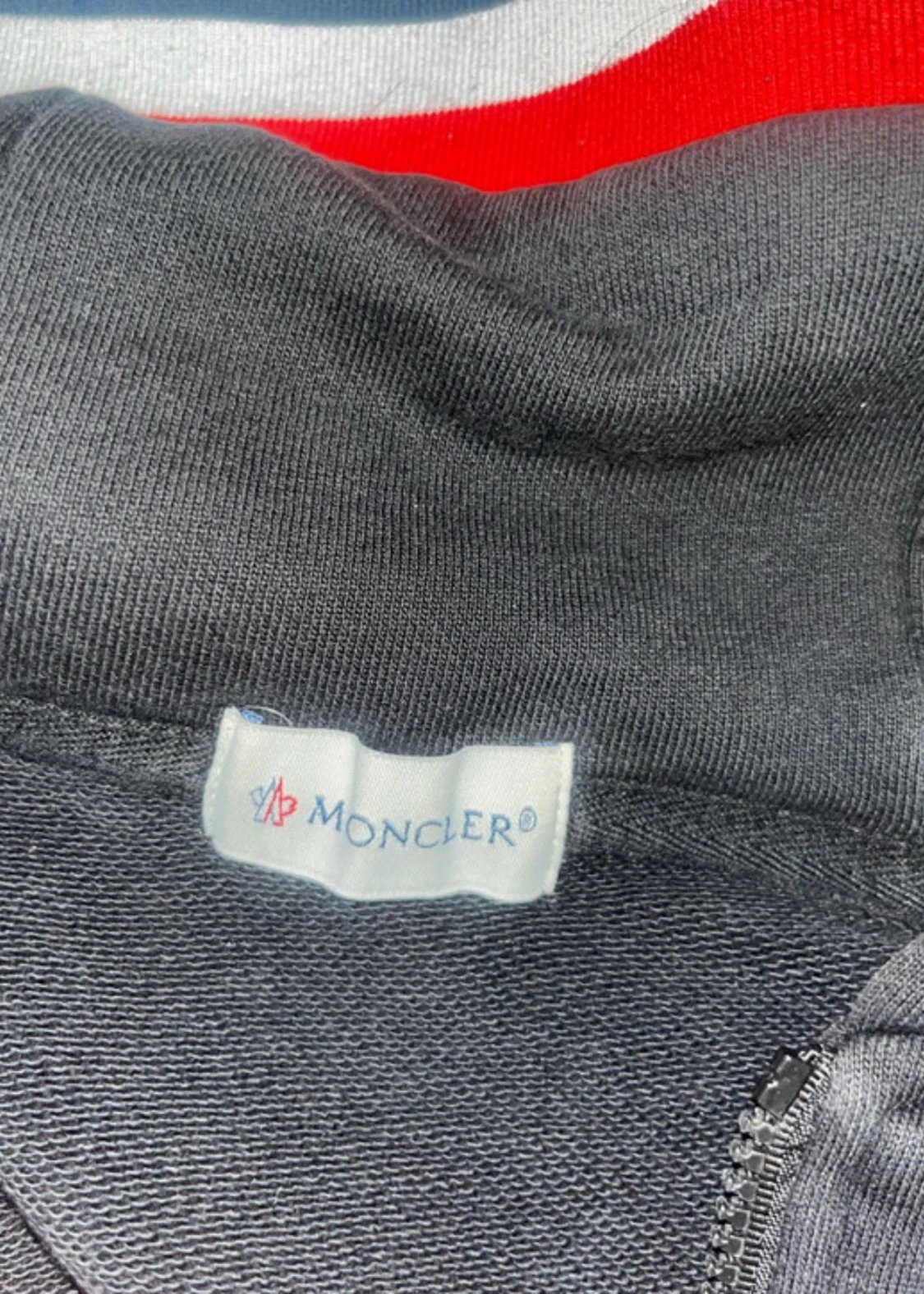 Svart Moncler zip - 4