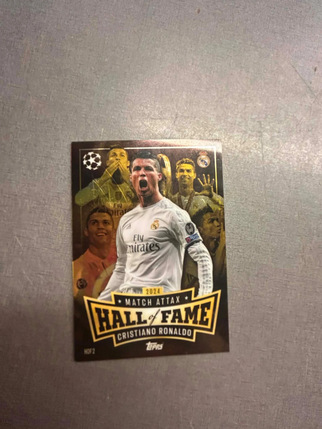 Match Attax Hall of Fame Cristiano Ronaldo 2024 - 1