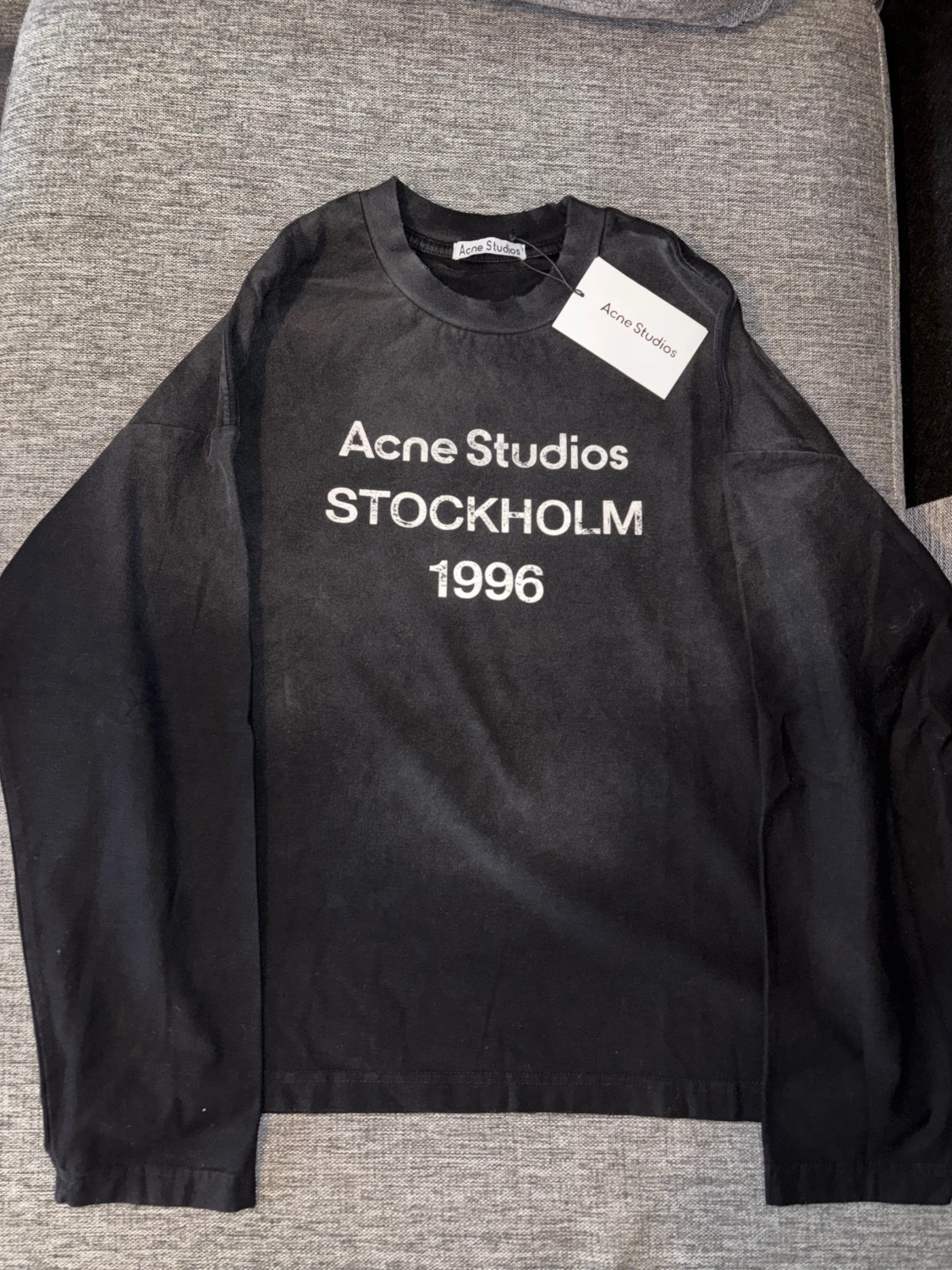 Svart långärmad tröja Acne Studios
